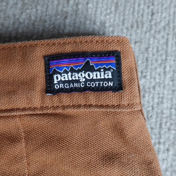 Patagonia Shorts 32 Beige Canvas Stand Up Organic Cotton 6.5" in - Picture 2 of 12